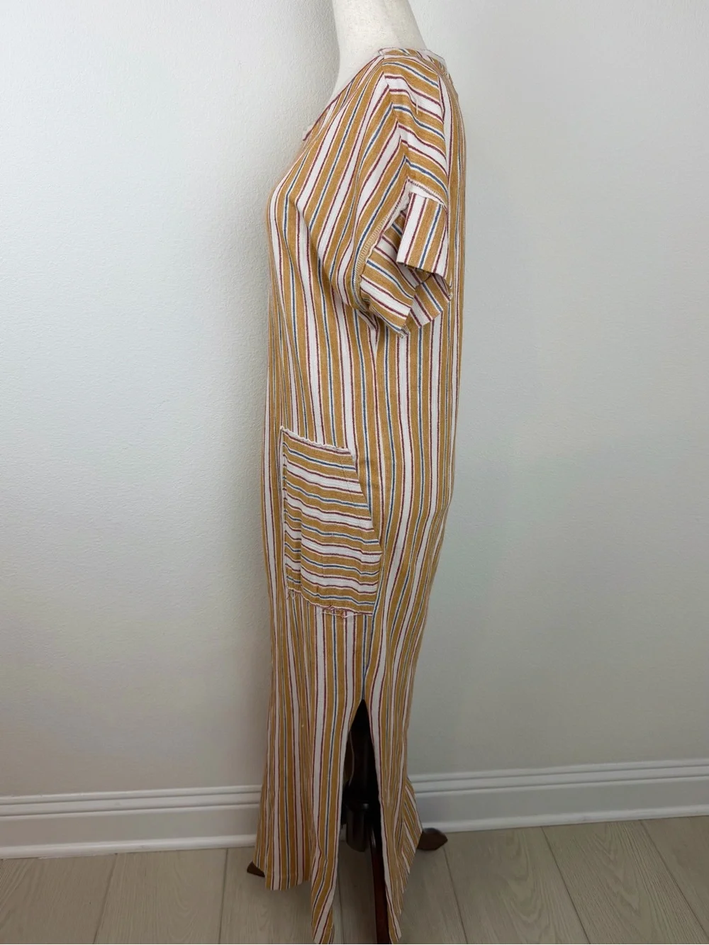 Free People Beach Endless Summer Marguerite Tee Maxi Dress Sand Combo Size Small